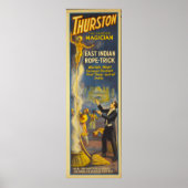 Thurston de goochelaar - Oost-Indische Rope Trick Poster (Voorkant)