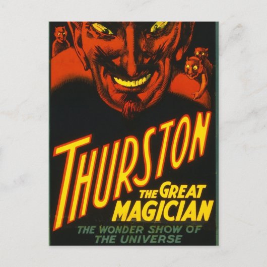 Thurston De Grote! Briefkaart (Voorkant)