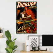 Thurston de grote goochelaar poster (Thuiskantoor)
