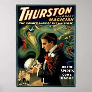 Thurston de Grote Magicus c. 1915 Poster