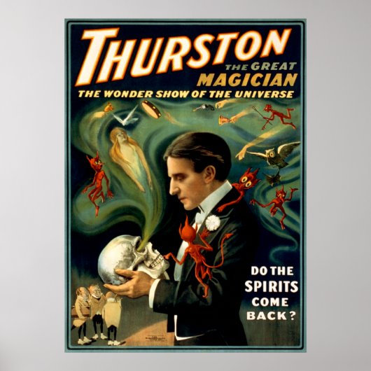 Thurston de Grote Magicus c. 1915 Poster (Voorkant)