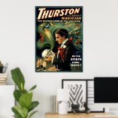 Thurston de Grote Magicus c. 1915 Poster (Thuiskantoor)