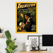 Thurston de Grote Magicus ~  Magicus Poster (Thuiskantoor)
