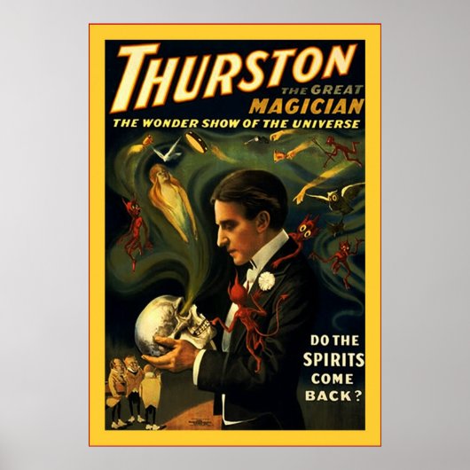 Thurston de Grote Magicus ~  Magicus Poster (Voorkant)