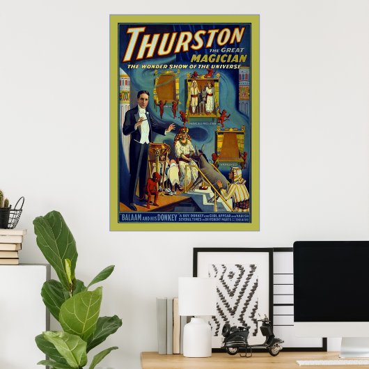 Thurston de Grote Magicus~ Magicus Poster (Thuiskantoor)