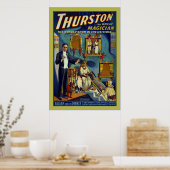 Thurston de Grote Magicus~ Magicus Poster (Keuken)