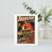 Thurston de Grote Magicus met Devil Magic Briefkaart (Staand voorkant)