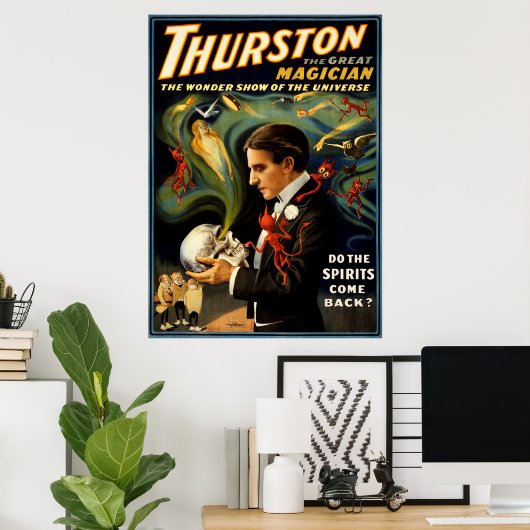 Thurston de Grote Magicus Poster (Thuiskantoor)