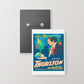 Thurston de Grote Magiër Advertentie Button (Voorkant / Achterkant)