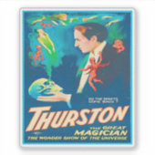 Thurston de Grote Magiër Advertentie Sticker (Voorkant)