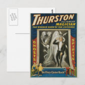 Thurston De grote  reclame van de Magicische Briefkaart (Voorkant / Achterkant)