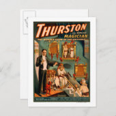 Thurston - Demons & Donkey Vanish Trick Magic Briefkaart (Voorkant / Achterkant)
