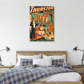Thurston - Demons & Donkey Vanish Trick Magic Canvas Afdruk (Insitu (Slaapkamer))