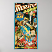 Thurston & Dochter Jane Magicien Adverteren Poster (Voorkant)
