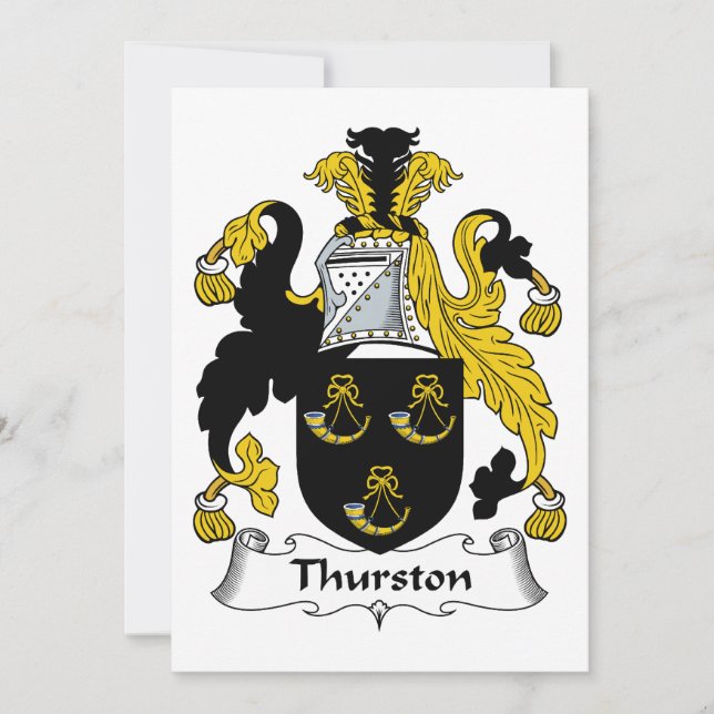 Thurston Family Crest (Voorkant)
