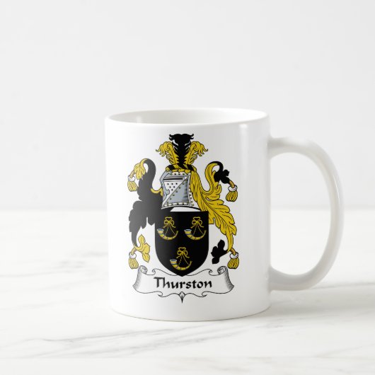 Thurston Family Crest Koffiemok (Rechts)