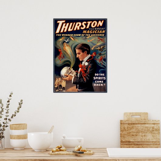 Thurston Great Magicia Vintage Poster (Keuken)