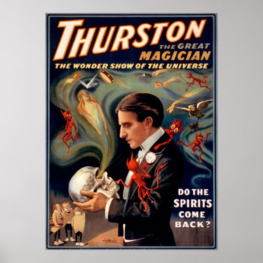 Thurston Great Magicia Vintage Poster (Voorkant)