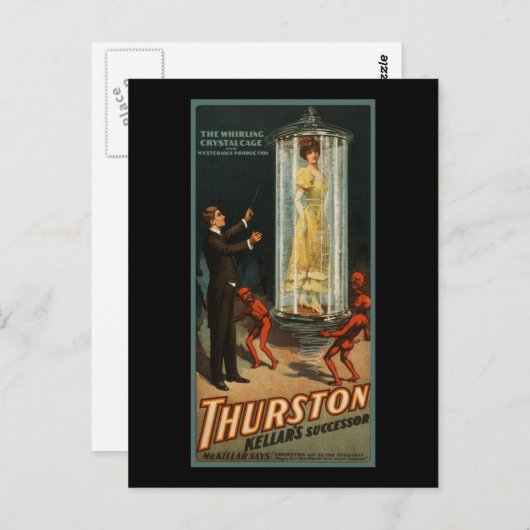 Thurston Kellar's opvolger Briefkaart (Voorkant / Achterkant)