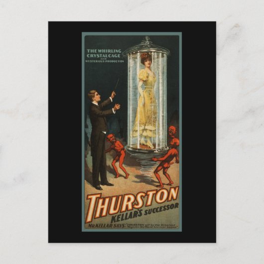 Thurston Kellar's opvolger Briefkaart (Voorkant)