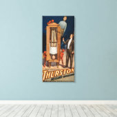 Thurston Kellar's opvolger Magic Poster Canvas Afdruk (Insitu (Houten vloer))