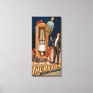 Thurston Kellar's opvolger Magic Poster Canvas Afdruk