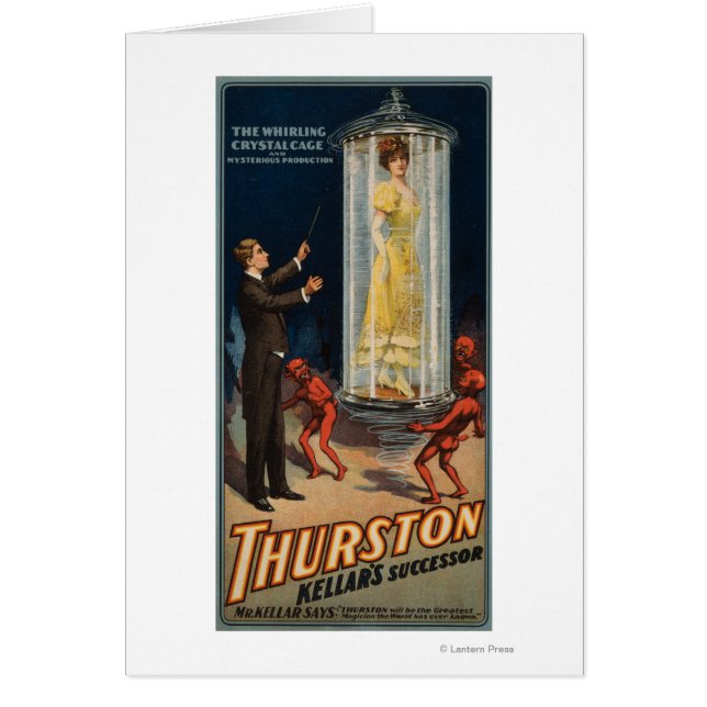 Thurston Kellar's opvolger - Vrouw in water (Voorkant)