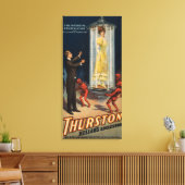 Thurston Kellar's opvolger - Vrouw in water Canvas Afdruk (Insitu (Woonkamer))