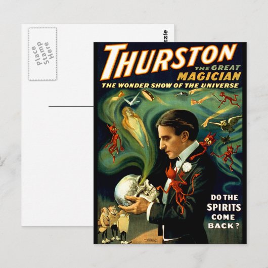 Thurston - Komen de geesten terug? Briefkaart (Voorkant / Achterkant)