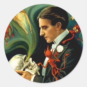 Thurston - Komen de geesten terug? Ronde Sticker