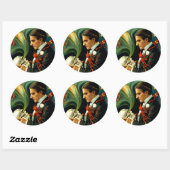 Thurston - Komen de geesten terug? Ronde Sticker (Vel)