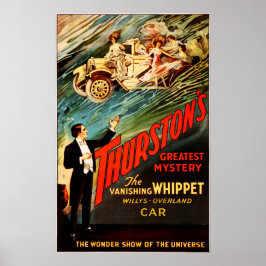 Thurston Magic Show Theater Vintage Poster Advert