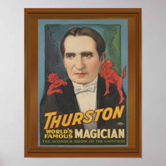 Thurston Magic Wonder Show Poster (Voorkant)