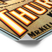 THURSTON Magicia De gevangene van het Show in het Poster (Hoek)