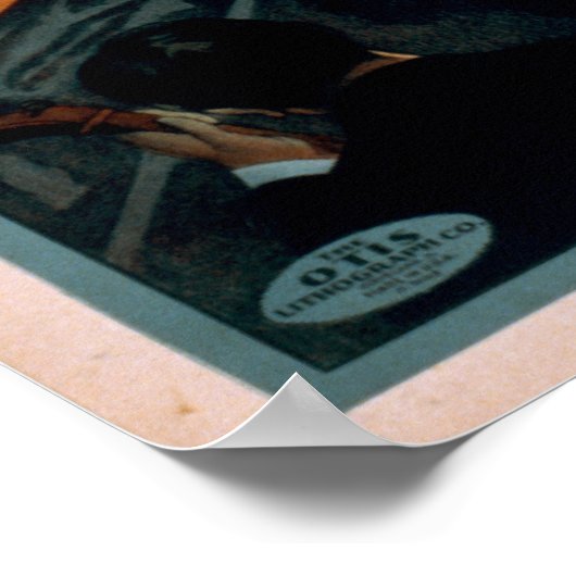 THURSTON Magicische illusionist VAUDEVILLE Poster (Hoek)