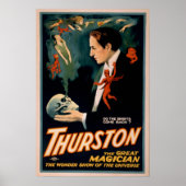 THURSTON Magicische illusionist VAUDEVILLE Poster (Voorkant)