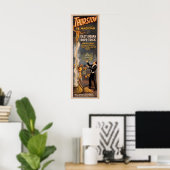 THURSTON Magicische illusionist VAUDEVILLE Poster (Thuiskantoor)