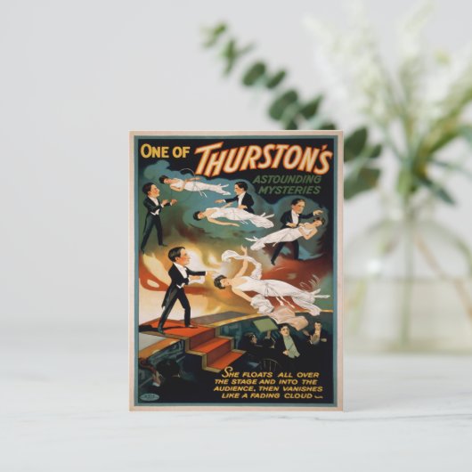  Thurston Magisch Poster Briefkaart (Staand voorkant)