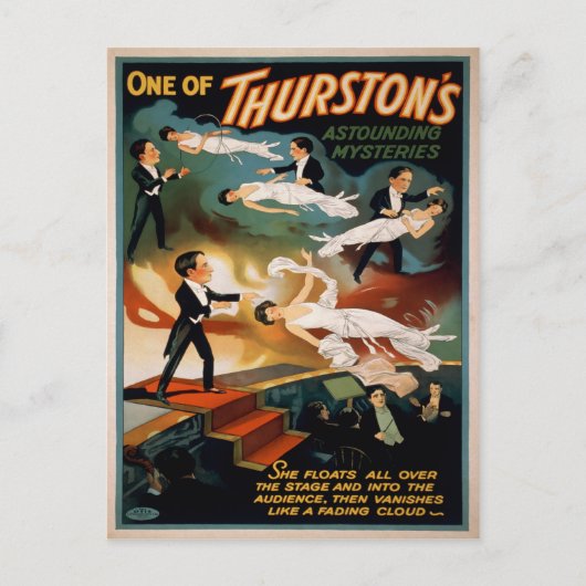 Thurston Magisch Poster Briefkaart (Voorkant)