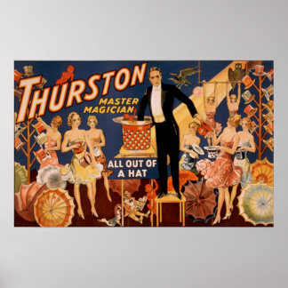 Thurston Master Magicia Poster