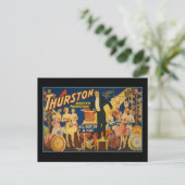 Thurston, meester goochelaar uit een pet briefkaart (Staand voorkant)