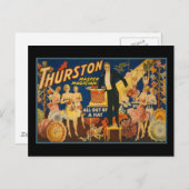 Thurston, meester goochelaar uit een pet briefkaart (Voorkant / Achterkant)