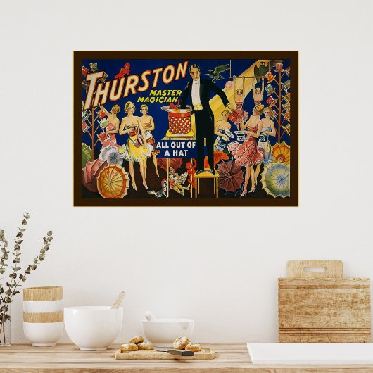 Thurston, meester Magicus Poster (Keuken)