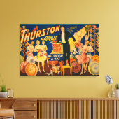 Thurston, meester Magicus "uit een Pet" Magisch Canvas Afdruk (Insitu (Woonkamer))