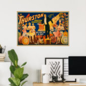 Thurston, meester Magicus "uit een Pet" Magisch Poster (Home Office)