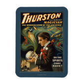Thurston the Great Magician Holding Skull Magic Magneet (Verticaal)