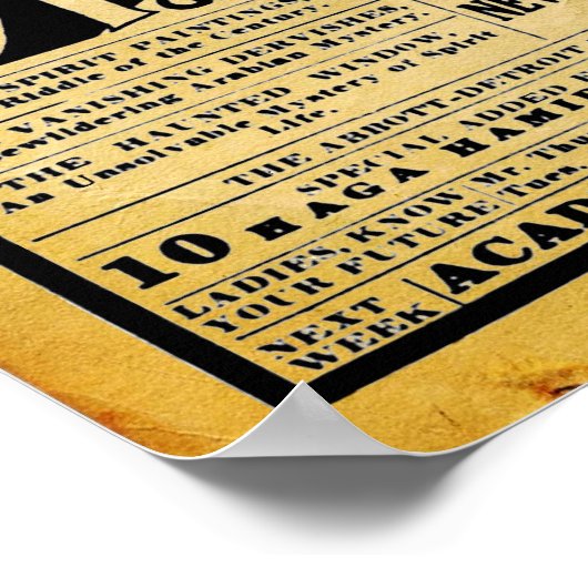 Thurston The Magicia theater en Poster (Hoek)