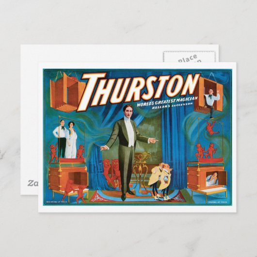 Thurston World's grootste  wet Briefkaart (Voorkant / Achterkant)