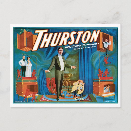 Thurston World's grootste  wet Briefkaart (Voorkant)