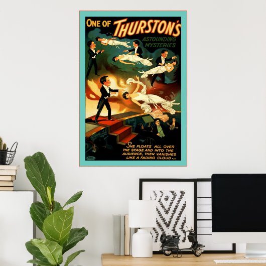 Thurston's Astounding Mysteries Poster (Thuiskantoor)